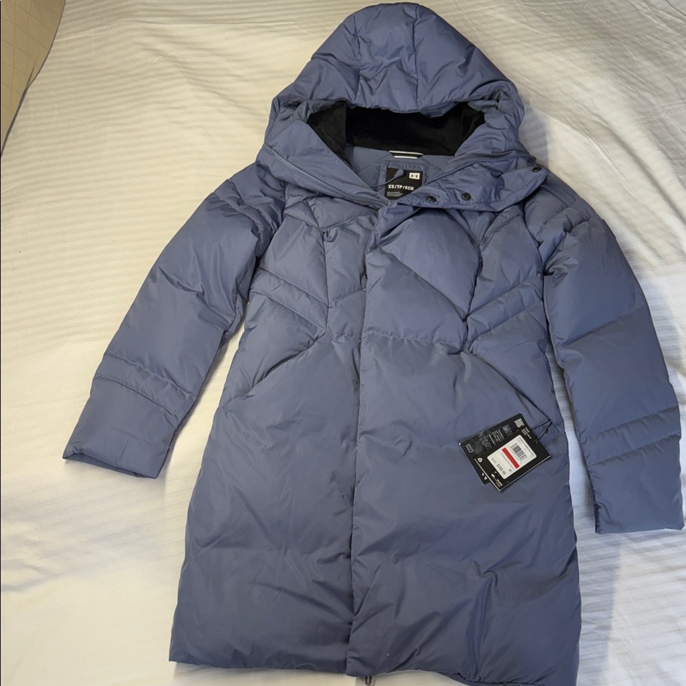 Under Armour Sportstyle Down Parka in Blue - Size XS